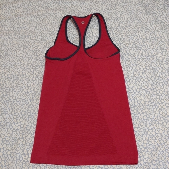 Lululemon Ebb And Flow Racerback Tank In Red Size 4 - Picture 8 of 11